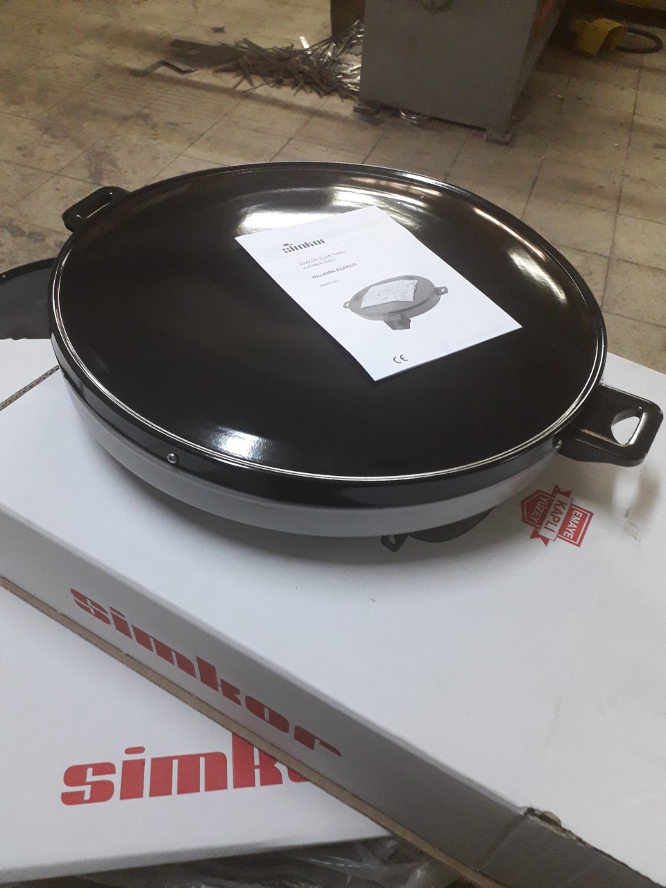 ELEKTİRİKLİ TERMOSTATLI AYAKSIZ KATMER SACI